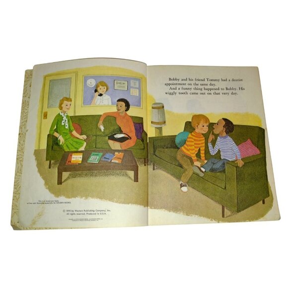 Little Golden Book Let's Visit the Dentist, Patricia M.‎ Scarry, 1st Edit. 1970 - Picture 6 of 7